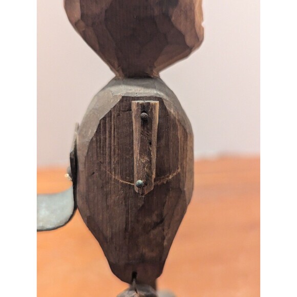 Very Early Dancing Dan Wood Figure Folk Art - Picture 6 of 8